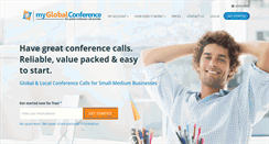 Desktop Screenshot of myglobalconference.com